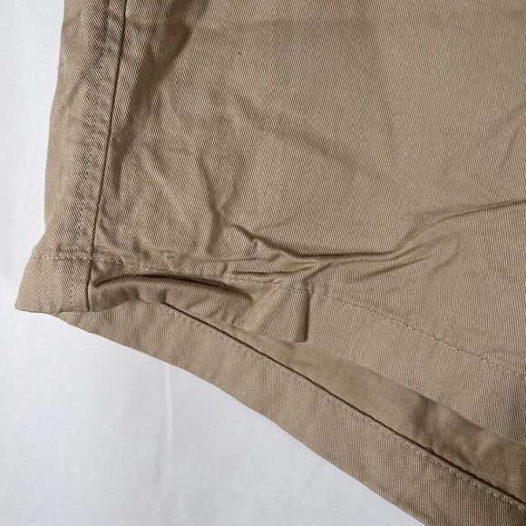 Vertex Cargo Shorts Men's 36 Khaki Brown Hiking Athletic Button Zip Poly Blend - Picture 5 of 8